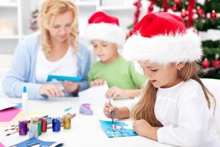 Creamos creativas postales de navidad. Aprenderemos a hacer nuestras propias postales de navidad para luego enviárselas a Papá Noel